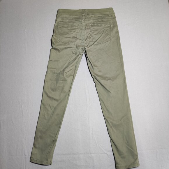 Democracy jeans women's size 8 olive green colour stretchy skinny fit - Picture 3 of 13